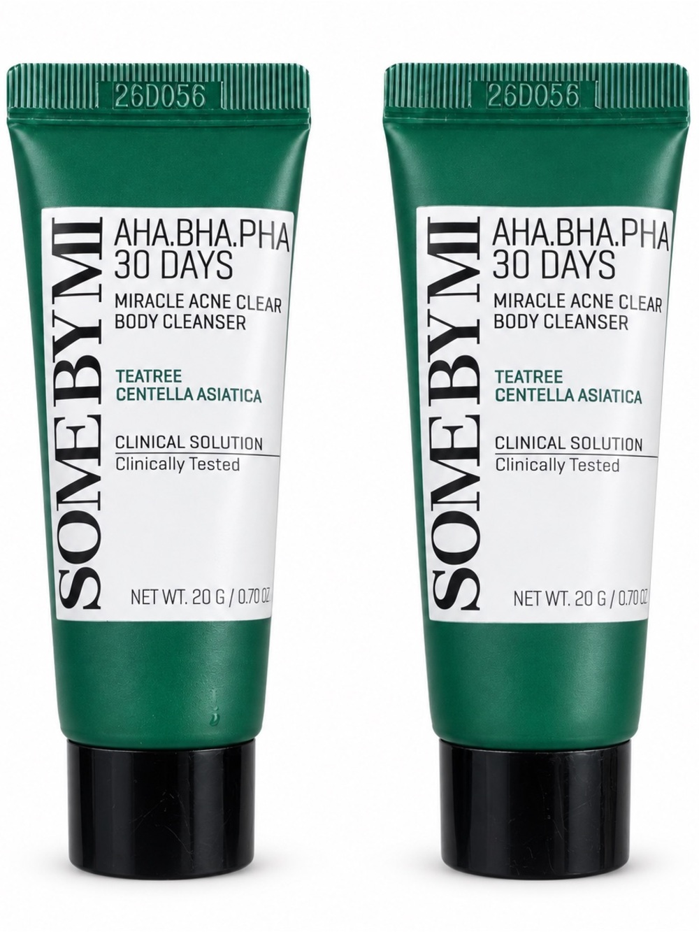 SOME BY MI AHA.BHA.PHA 30 Days Miracle Acne Clear Body Cleanser Mini Duo 20g X 2